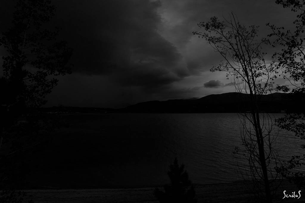 Lake Granby avant la tempête.