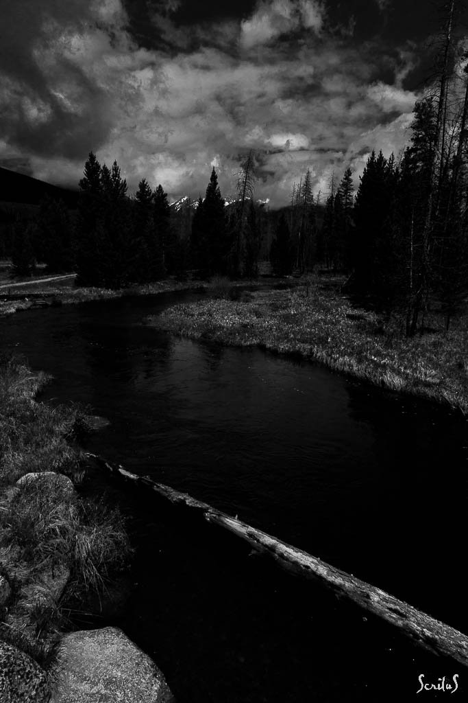 Jeune Colorado sous un ciel menaçant.