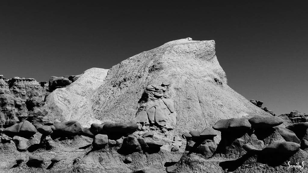 Goblin State Park. Formations géologiques étranges.